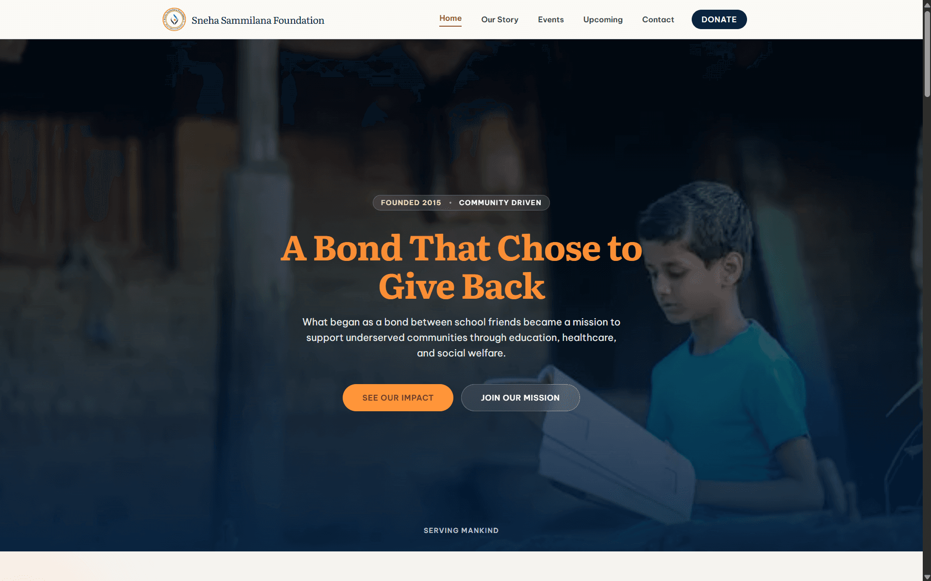 Snehasammilana Trust Platform